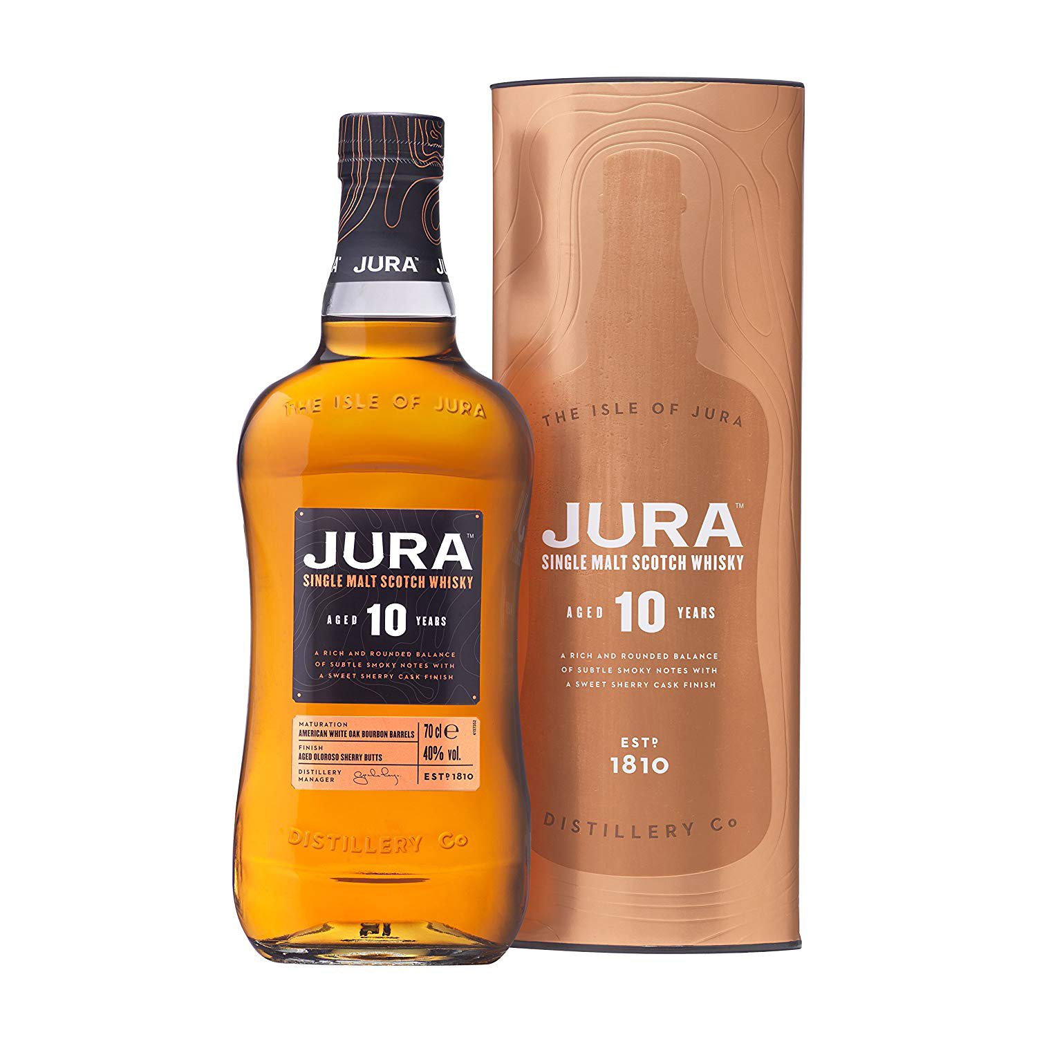 Send Isle of Jura 10 Year Old Single Malt Whisky Online